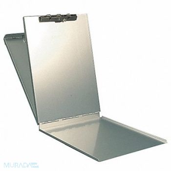 SAUNDERS Storage Clipboard Legal Sz Metal Silver, 3XFP1