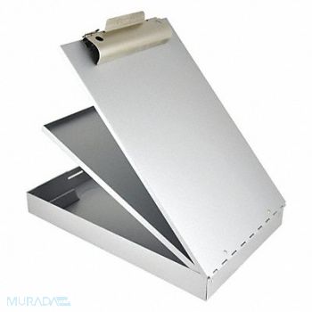 SAUNDERS Storage Clipboard Legal Sz Metal Silver, 3XFP6