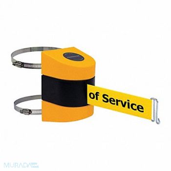 TENSABARRIER D0137 Belt Barrier Yellow Belt Color Yellow, 3XHY7