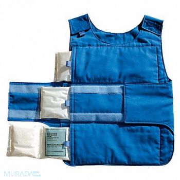 SEQUEL Cooling Vest Blue 1 to 3 hr Universal, 3XLN7