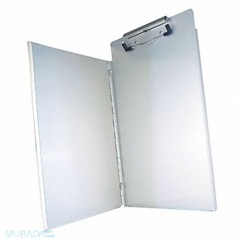 SAUNDERS Clipboard Letter Size Metal Silver, 3XMT1
