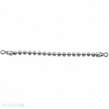 GRAINGER APPROVED Ball Chain with Eyelets, 3XMW6