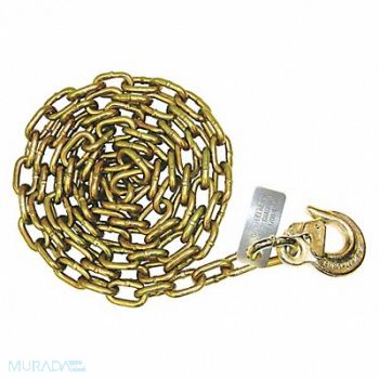 B/A PRODUCTS CO. G70 Latched Hook Chain w/Plain End 12 L, 3YFW6