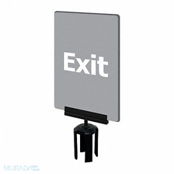 TENSABARRIER Acrylic Sign Gray, 3YHH8