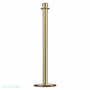 LAWRENCE METAL Urn Top Rope Post Satin Brass, 3YJW1