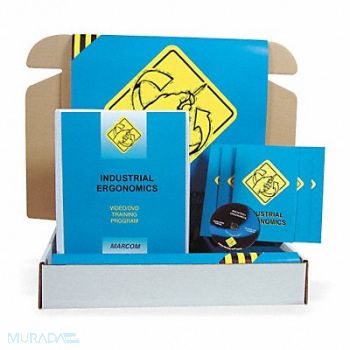 MARCOM SafetyTrainingKit DVD ErgonomicsIndustry, 3YKY4