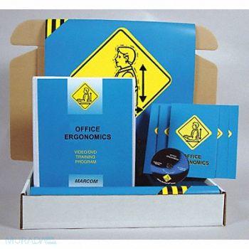 MARCOM SafetyTrainingKit DVD ErgonomicsOffice, 3YKY7