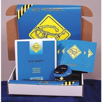 MARCOM SafetyTrainingKit DVD EyeProtection, 3YKZ1