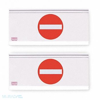 TURNSTILE Double Sided No Entry Gate Signage, 3YMG7