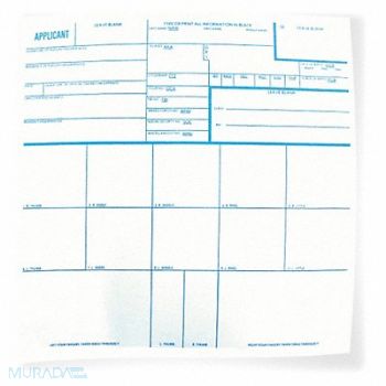 CORTECH Applicant Cards PK250, 3YMH8