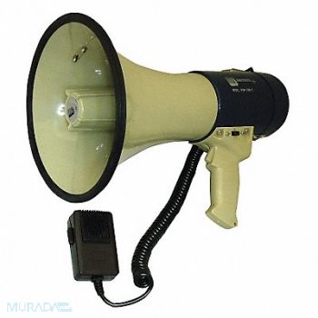 GRAINGER APPROVED Megaphone Dia 9 In Range 1 Mile, 3YMN1