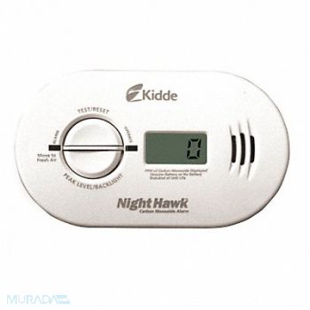 KIDDE CO2 Alarm AA Alkaline Electrochemical, 3YNJ4