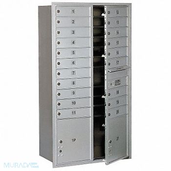 SALSBURY INDUSTRIES Standard Mailbox 20 Doors, 3YNP4