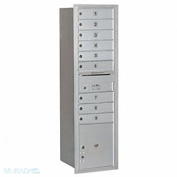 SALSBURY INDUSTRIES Standard Mailbox 9 Doors, 3YNP5