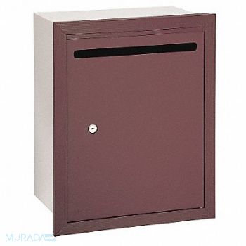 SALSBURY INDUSTRIES Letter Box Bronze Recessed, 3YNX3