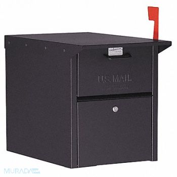 SALSBURY INDUSTRIES D0046 Mail Chest Black, 3YNX7