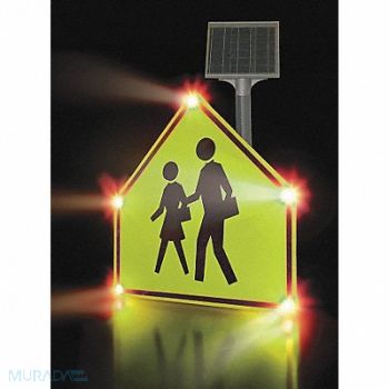 TAPCO LED School Zone Sign Aluminum 36 x 36, 20H162