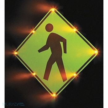 TAPCO LED Traffic Sign Aluminum 36 x 36, 3YPH1