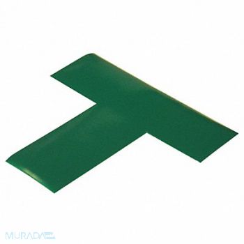 MIGHTY LINE K3722 Floor Tape Green 2 inx6 in T PK100, 3YTJ5