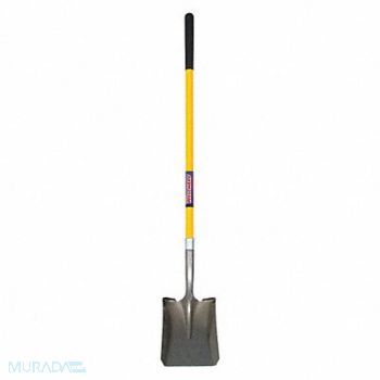 WESTWARD Square Point Shovel 47-1/2 in Handle, 3YU83