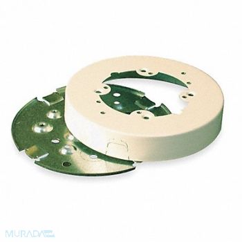 LEGRAND Round Fan Box Ivory Steel Boxes, 3YY59