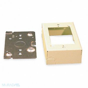LEGRAND Shallow Device Box Ivory Steel Boxes, 3YY60
