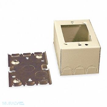 LEGRAND Deep Switch and Receptacle Box Ivory, 3YY61
