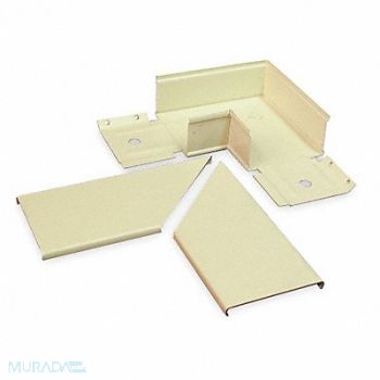 LEGRAND Flat Elbow 90 Deg Ivory Steel Elbows, 3ZA27