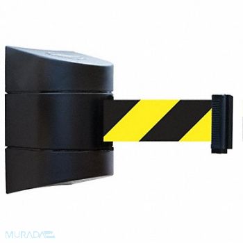 TENSABARRIER D0103 Belt Barrier Black Belt Yellow/Black, 3ZAV2