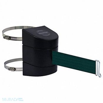 TENSABARRIER D0109 Belt Barrier Black Belt Color Green, 3ZAV9