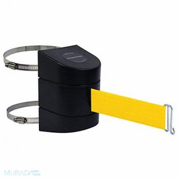 TENSABARRIER D0109 Belt Barrier Black Belt Color Yellow, 3ZAW1