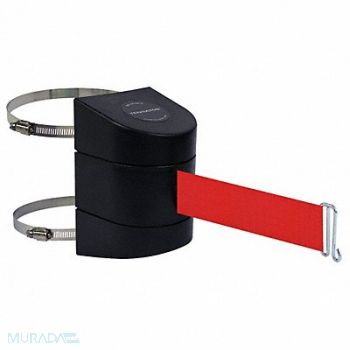 TENSABARRIER D0109 Belt Barrier Black Belt Color Red, 3ZAW2
