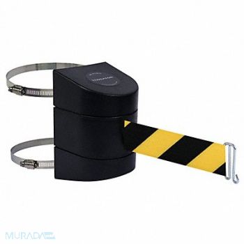 TENSABARRIER D0109 Belt Barrier Black Belt Yellow/Black, 3ZAW4