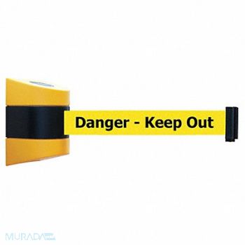TENSABARRIER D0104 Belt Barrier Yellow Belt Color Yellow, 3ZAY1