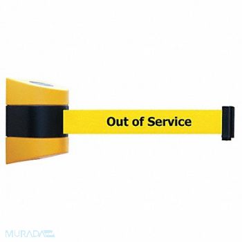 TENSABARRIER D0104 Belt Barrier Yellow Belt Color Yellow, 3ZAY2