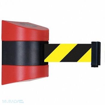 TENSABARRIER D0116 Belt Barrier Red Belt Yellow/Black, 3ZCJ4