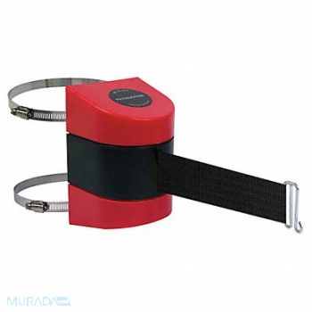 TENSABARRIER D0123 Belt Barrier Red Belt Color Black, 3ZCK1