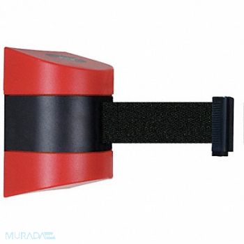 TENSABARRIER D0129 Belt Barrier Red Belt Color Black, 3ZCZ1