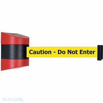 TENSABARRIER D0131 Belt Barrier Red Belt Color Yellow, 3ZCZ7