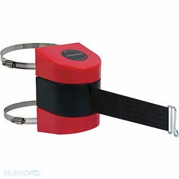 TENSABARRIER D0136 Belt Barrier Red Belt Color Black, 3ZDA3