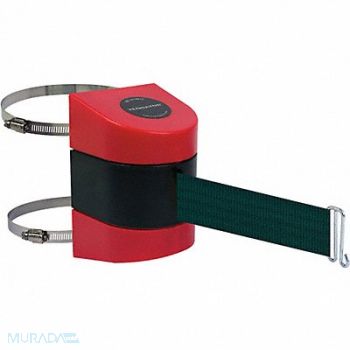 TENSABARRIER D0136 Belt Barrier Red Belt Color Green, 3ZDA4