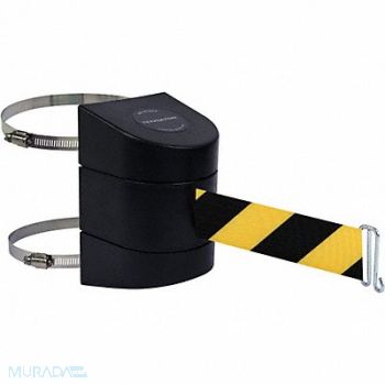 TENSABARRIER D0136 Belt Barrier Black Belt Yellow/Black, 3ZDE3