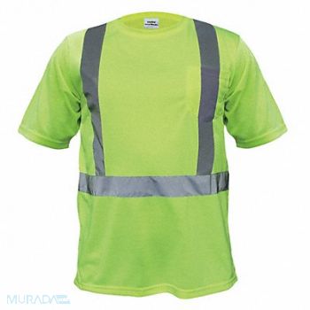 UTILITY PRO T-Shirt Polyester Lime 5XL, 3ZEF2