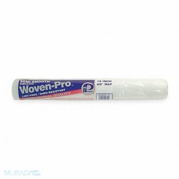 PREMIER Paint Roller Cover 18 L 3/8 Nap Woven, 3ZJE3
