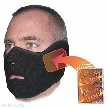 HEAT FACTORY Face Mask Black Universal, 3ZLA5