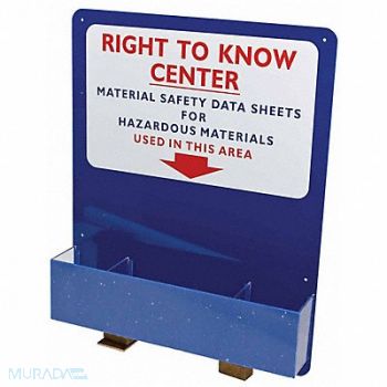 BRADY Right to Know Compliance Center 24 in W, 3ZM62