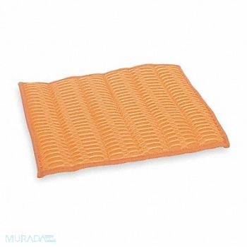 TOUGH GUY Microfiber Cloth 7 x 9 Orange 1/EA, 3ZNE3
