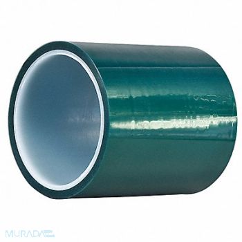 TAPECASE Film Tape 4 in x 18 yd Green 3.3 mil, 15C566