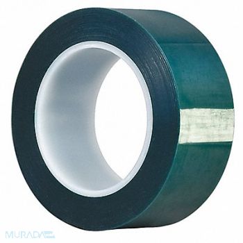 TAPECASE Film Tape 4 in x 72 yd Green 3.3 mil, 15C573