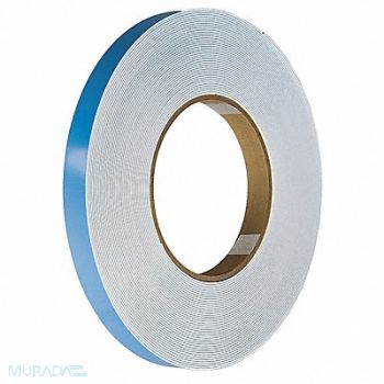 TAPECASE Foam Tape 1 in x 33 5/16 yd White, 15C744